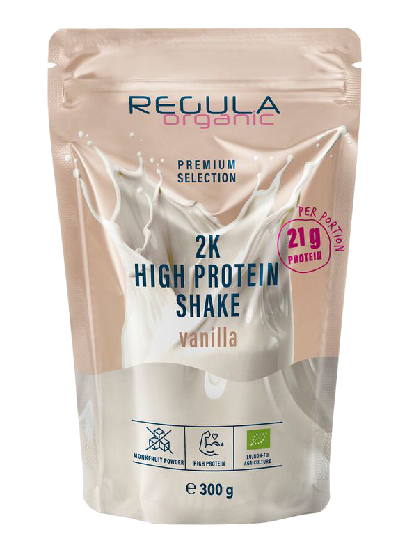 Regula Organic Protein Shake 2k Vanille Vorderansicht