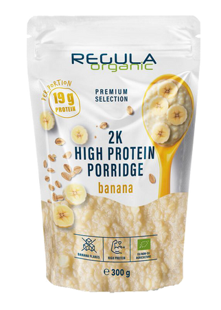 4085900403058-Vitana-Bio-Protein-Porridge-2K-banana-png.png Regula Organic Porridge 2k Banane Vorderansicht