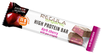 Bio Protein Riegel dark cherry in Vollmilchschokolade Vorderansicht